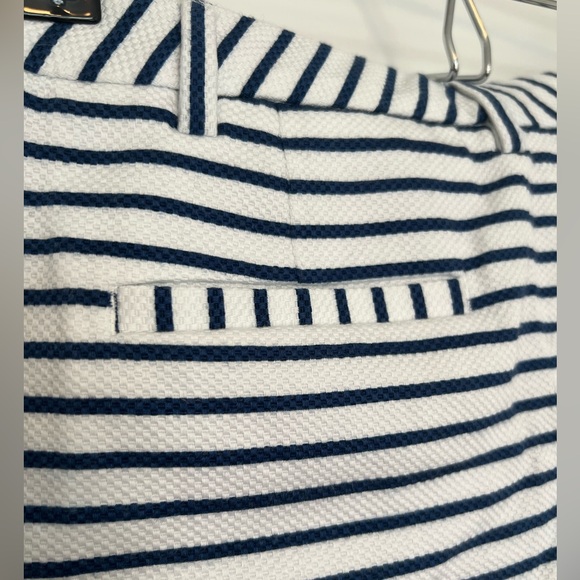 Blue and white striped shorts - Picture 3 of 4